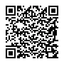 Código QR para número de teléfono +19897250145