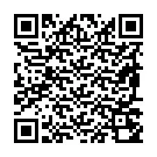 Código QR para número de teléfono +19897250345