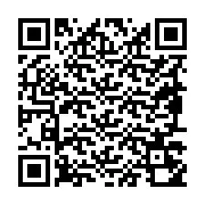 Código QR para número de teléfono +19897250588