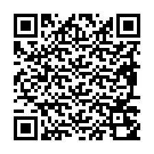 QR-koodi puhelinnumerolle +19897250742