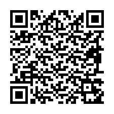 Código QR para número de teléfono +19897251443