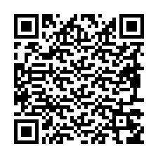 Código QR para número de telefone +19897256006