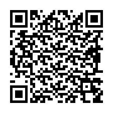 Código QR para número de teléfono +19897258426