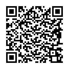 Código QR para número de teléfono +19897260012