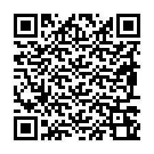 Código QR para número de teléfono +19897260024