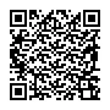 Código QR para número de telefone +19897260350