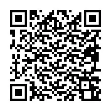 Código QR para número de telefone +19897260603