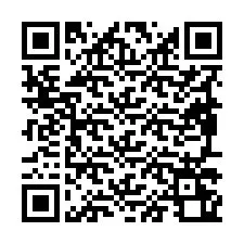 QR Code สำหรับหมายเลขโทรศัพท์ +19897260606