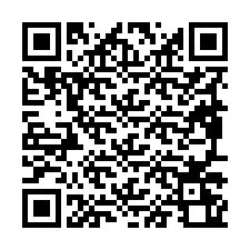 Código QR para número de teléfono +19897260702