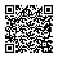 QR Code pour le numéro de téléphone +19897261009