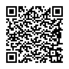 Kode QR untuk nomor Telepon +19897261036