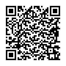 QR Code pour le numéro de téléphone +19897261066