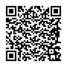 Codice QR per il numero di telefono +19897261136