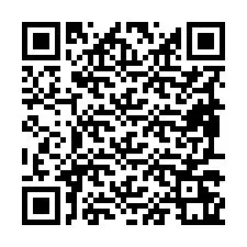 Código QR para número de teléfono +19897261157