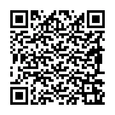 QR-koodi puhelinnumerolle +19897261224