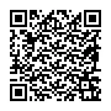 Código QR para número de teléfono +19897261549