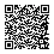 Codice QR per il numero di telefono +19897261556