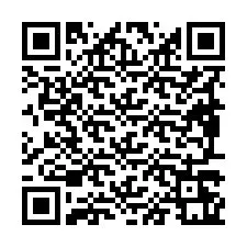 Codice QR per il numero di telefono +19897261822