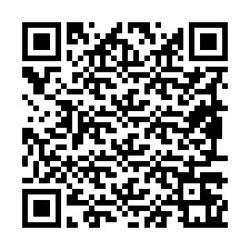 Codice QR per il numero di telefono +19897261899