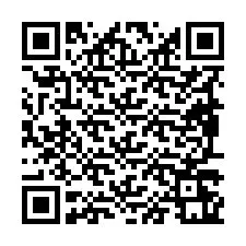 QR-code voor telefoonnummer +19897261966