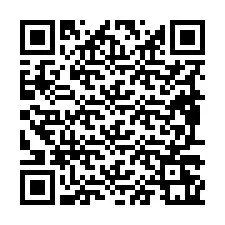 Código QR para número de teléfono +19897261972