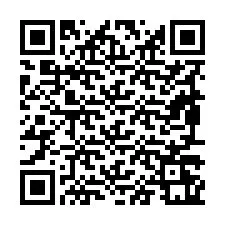 QR-code voor telefoonnummer +19897261985