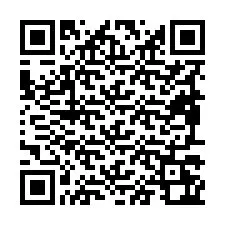 QR-code voor telefoonnummer +19897262043