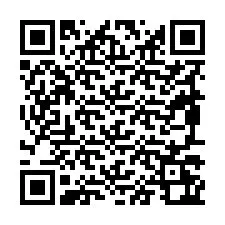 QR-koodi puhelinnumerolle +19897262100