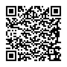 QR-koodi puhelinnumerolle +19897262112