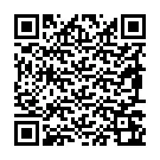 Código QR para número de teléfono +19897262180