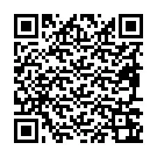 Código QR para número de teléfono +19897262203