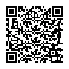 Codice QR per il numero di telefono +19897262514