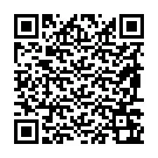 Código QR para número de telefone +19897262571