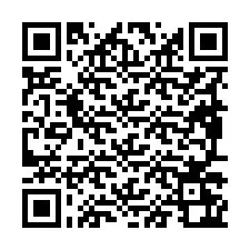 Código QR para número de teléfono +19897262722