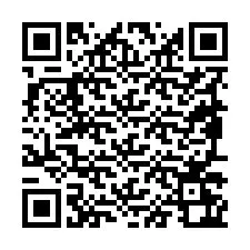 Código QR para número de teléfono +19897262748