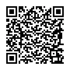 Código QR para número de teléfono +19897263354