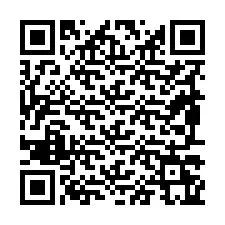 Codice QR per il numero di telefono +19897265431