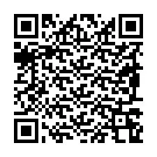 Codice QR per il numero di telefono +19897268034