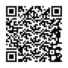 Código QR para número de telefone +19897342022