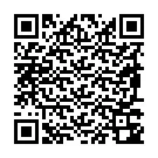 QR-koodi puhelinnumerolle +19897342354