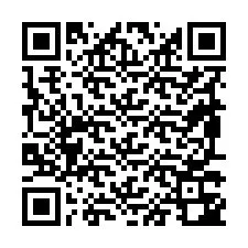 QR-koodi puhelinnumerolle +19897342361