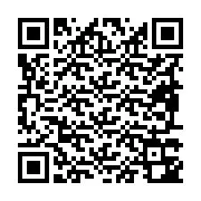 QR-koodi puhelinnumerolle +19897342433