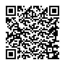 Código QR para número de telefone +19897342589