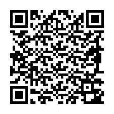 Código QR para número de telefone +19897342608