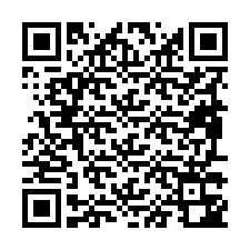 Código QR para número de telefone +19897342653