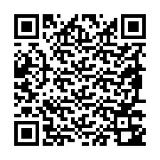 Código QR para número de telefone +19897342758