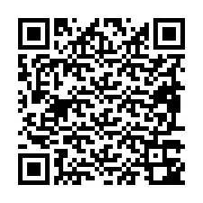 Codice QR per il numero di telefono +19897342873