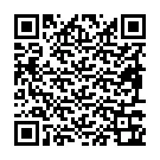 Código QR para número de teléfono +19897362013