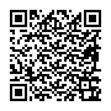 Código QR para número de teléfono +19897362647