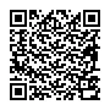 Código QR para número de teléfono +19897530153